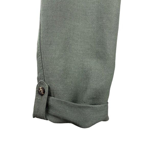 Preppy Coastal Grandma NWOT J.jill Linen blend Drawstring pants, women's 1X - Picture 6 of 9